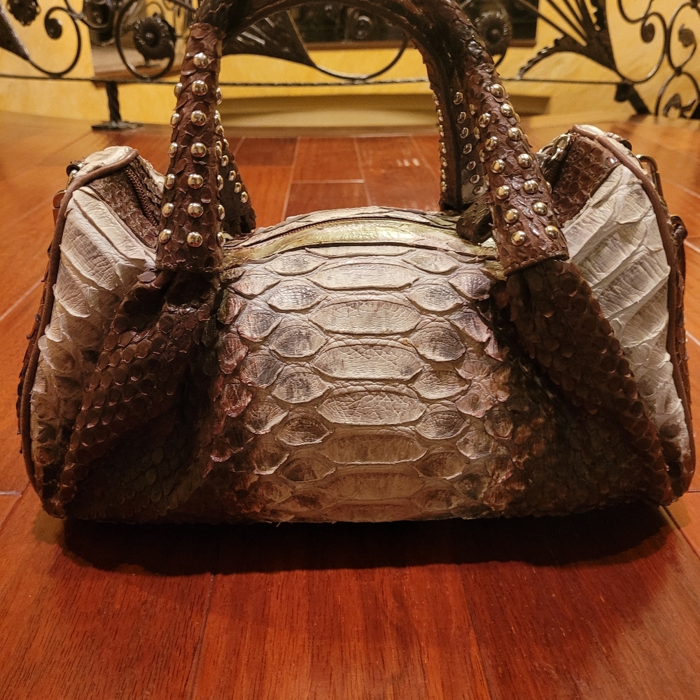 Real Python Snake Bag In Like New Condition. Made… - image 2